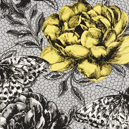 Обои для стен Clarke&Clarke Floribunda W0034-02