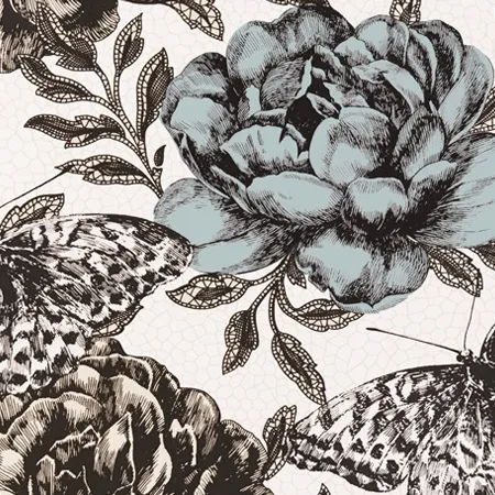 Обои для стен Clarke&Clarke Floribunda W0034-03