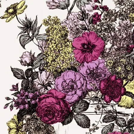 Обои для стен Clarke&Clarke Floribunda W0041-05