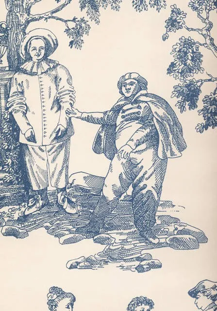 Обои для стен Lewis & Wood Book II. Damasks & Toiles lw0907