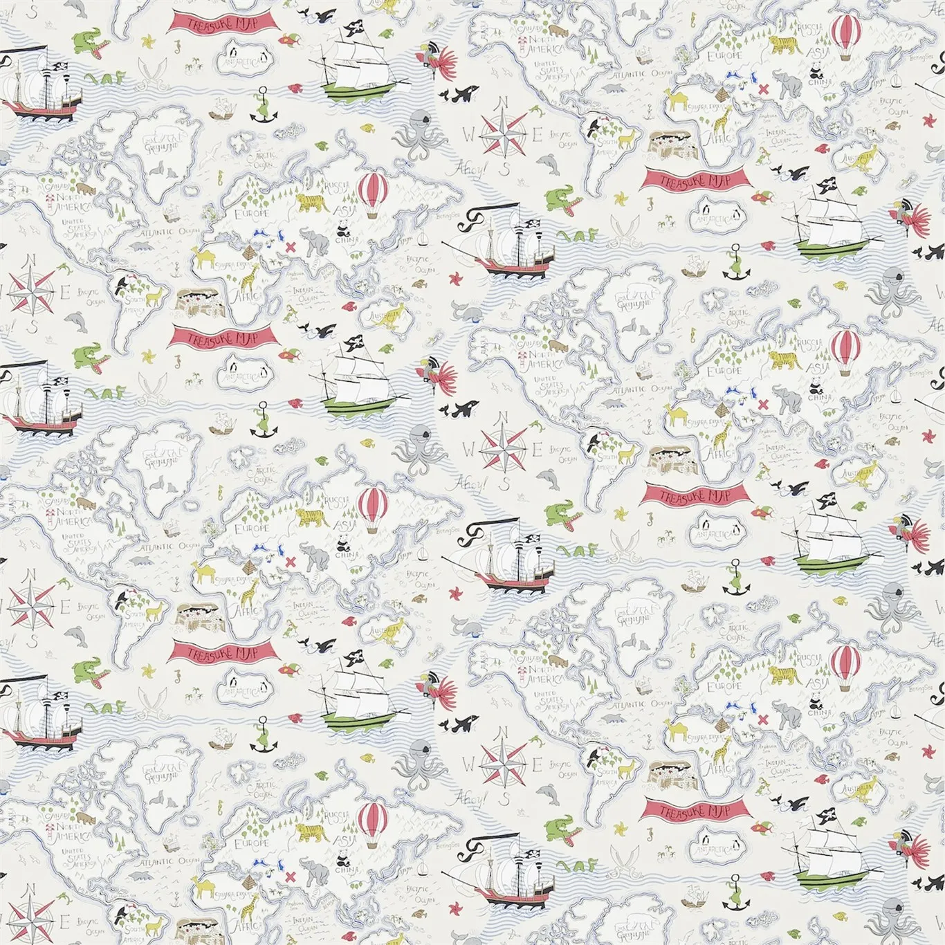 Обои для стен Sanderson Abracazoo 214040