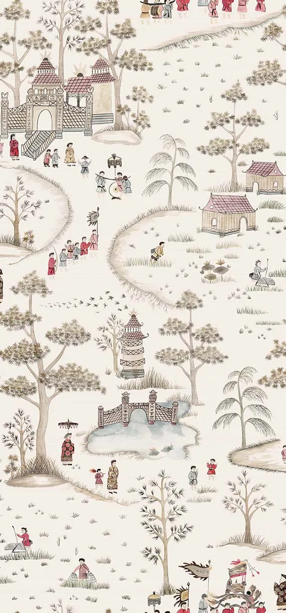 Обои для стен Nina Campbell Cathay NCW4180-02