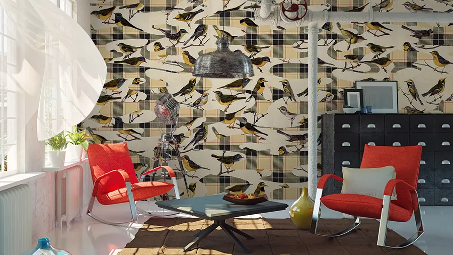 Обои для стен Glamora Camotartan ybs31a