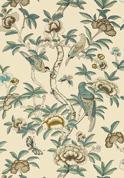 Обои для стен Thibaut Imperial Garden T14226