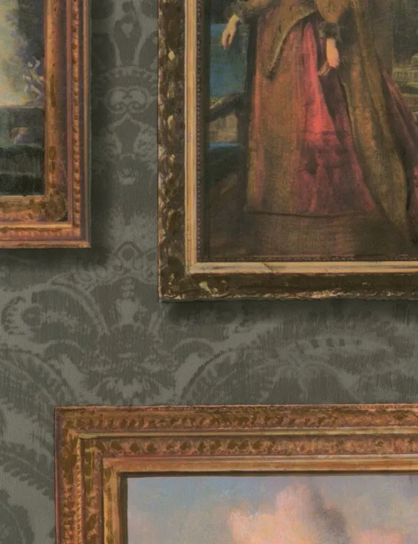 Обои для стен Andrew Martin Museum Gallery-ABC-Charcoal