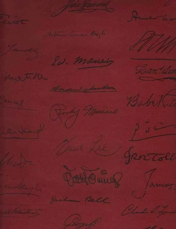 Обои для стен Andrew Martin Navigator autograph-red