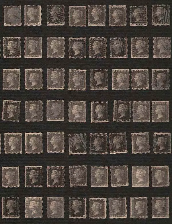 Обои для стен Andrew Martin Navigator penny-post-charcoal