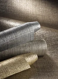 Обои для стен Phillip Jeffries Raffia Max's Metallic Raffia