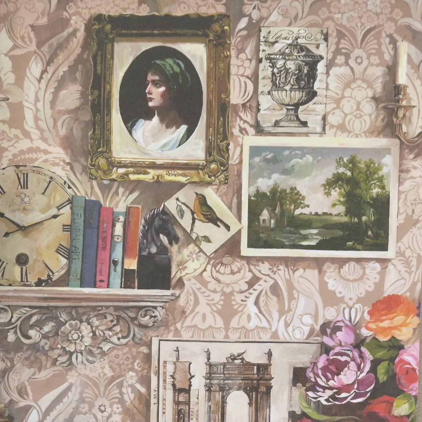 Обои для стен Prestigious Textiles Galleria 1608-966