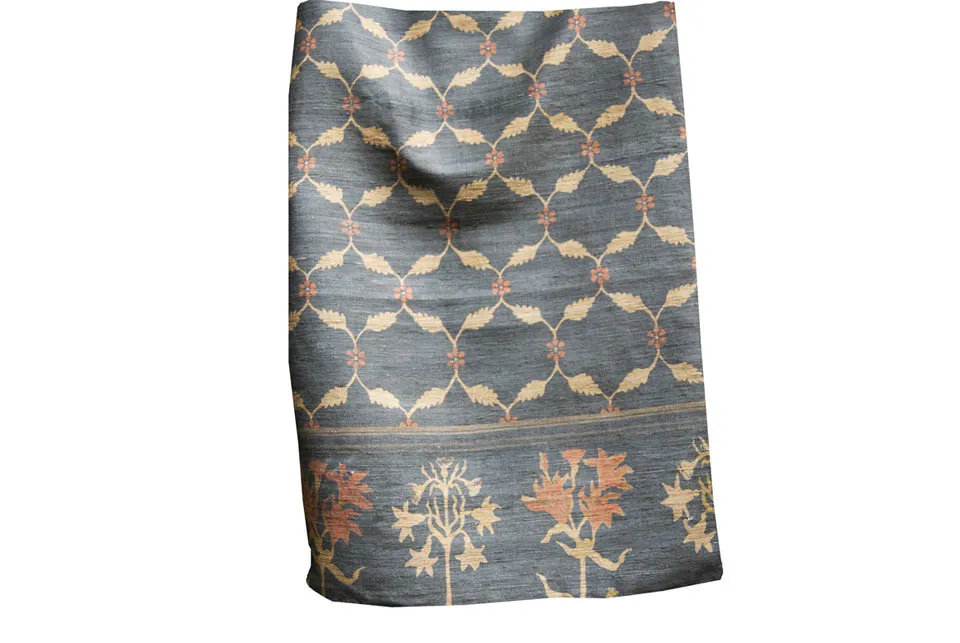 Ткань Arjumand The Imperial ARJUMAND BLUE TUSSAH SILK