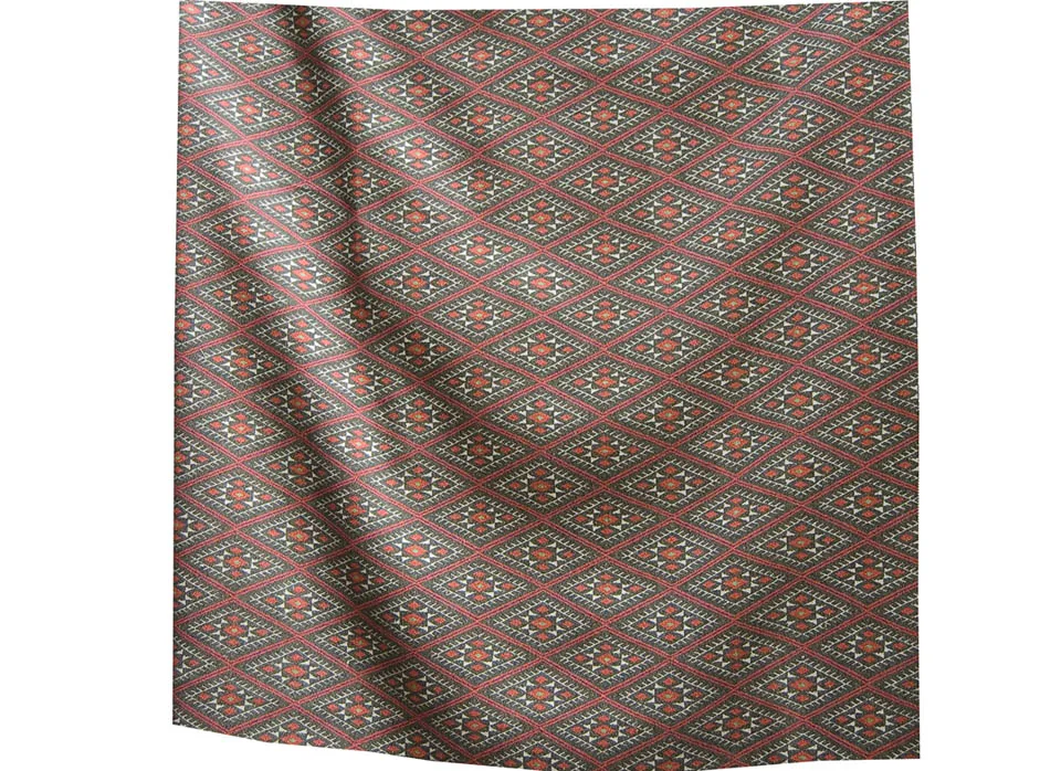 Ткань Arjumand The China MIAO FLATTER SQUARE WARM WOOL LINEN SILK