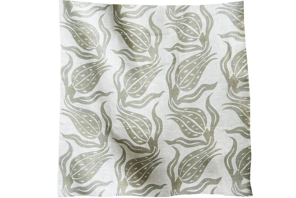 Ткань Arjumand The Imperial TULIP SWAY NEUTRAL LINEN VOILE