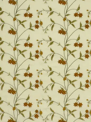 Ткань Robert Allen Embellished Naturals warm tones ARTIST FALLS SUNSET