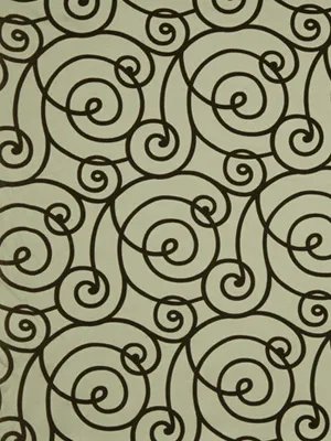 Ткань Robert Allen Larry Laslo Artisan quartzstone FLOCKED SCROLL TRUFFLE