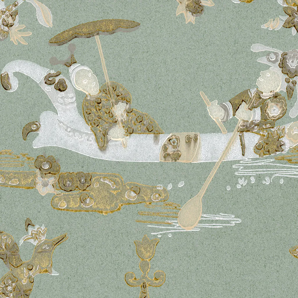 Обои для стен Rubelli Principessa Kocacin Wall 23007