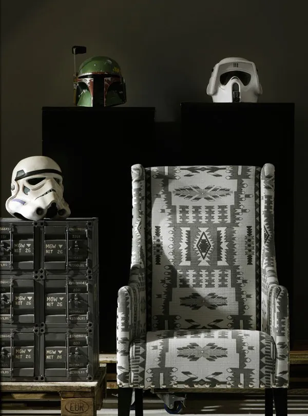 Ткань Andrew Martin Ipanema fazenda_charcoal_fabric_2