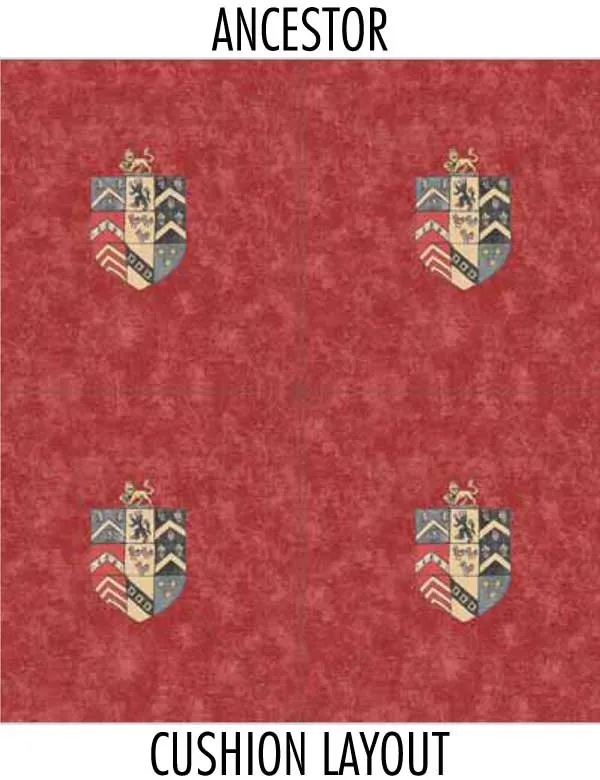 Ткань Andrew Martin Lost & Found ancestor_cushion_layout_with_text