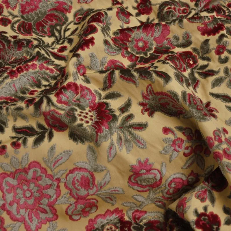 Ткань Antoine d'Albiousse Velours de Gênes grands motifs 1350281612