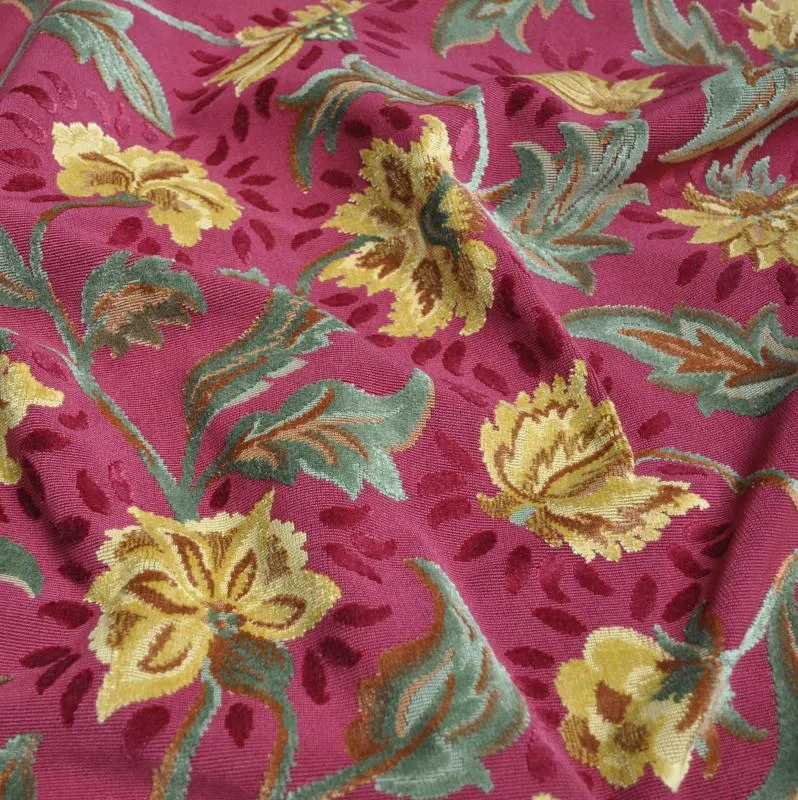 Ткань Antoine d'Albiousse Velours de Gênes grands motifs 1350289761