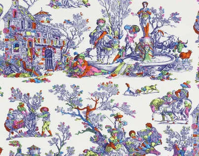 Ткань Braquenie Braquenier Fabrics B7613001