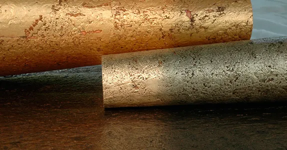 Обои для стен Innovations Metallic Wallcoverings Metalessence Cork
