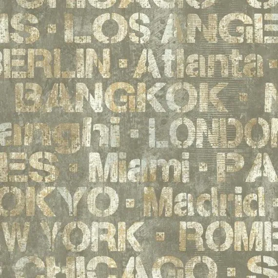 Обои для стен York Wallcoverings Urban Chic RK4410