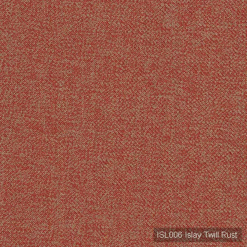 Ткань The Isle Mill Hebrides ISL006 Islay Twill Rust
