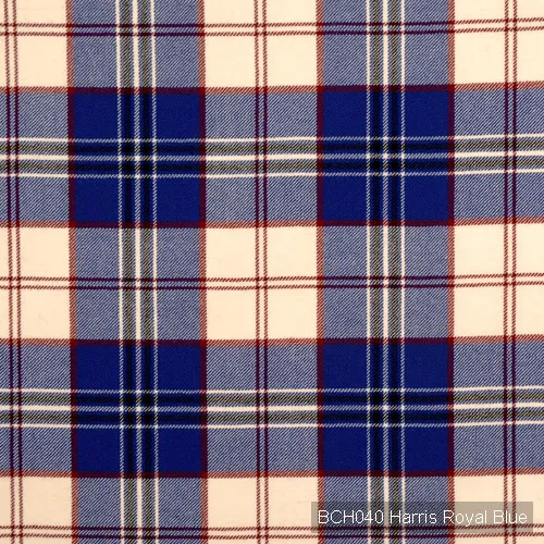 Ткань The Isle Mill Aboyne BCH040 Harris Royal Blue