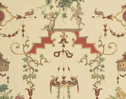 Обои для стен Boussac Historical Documents W4566003