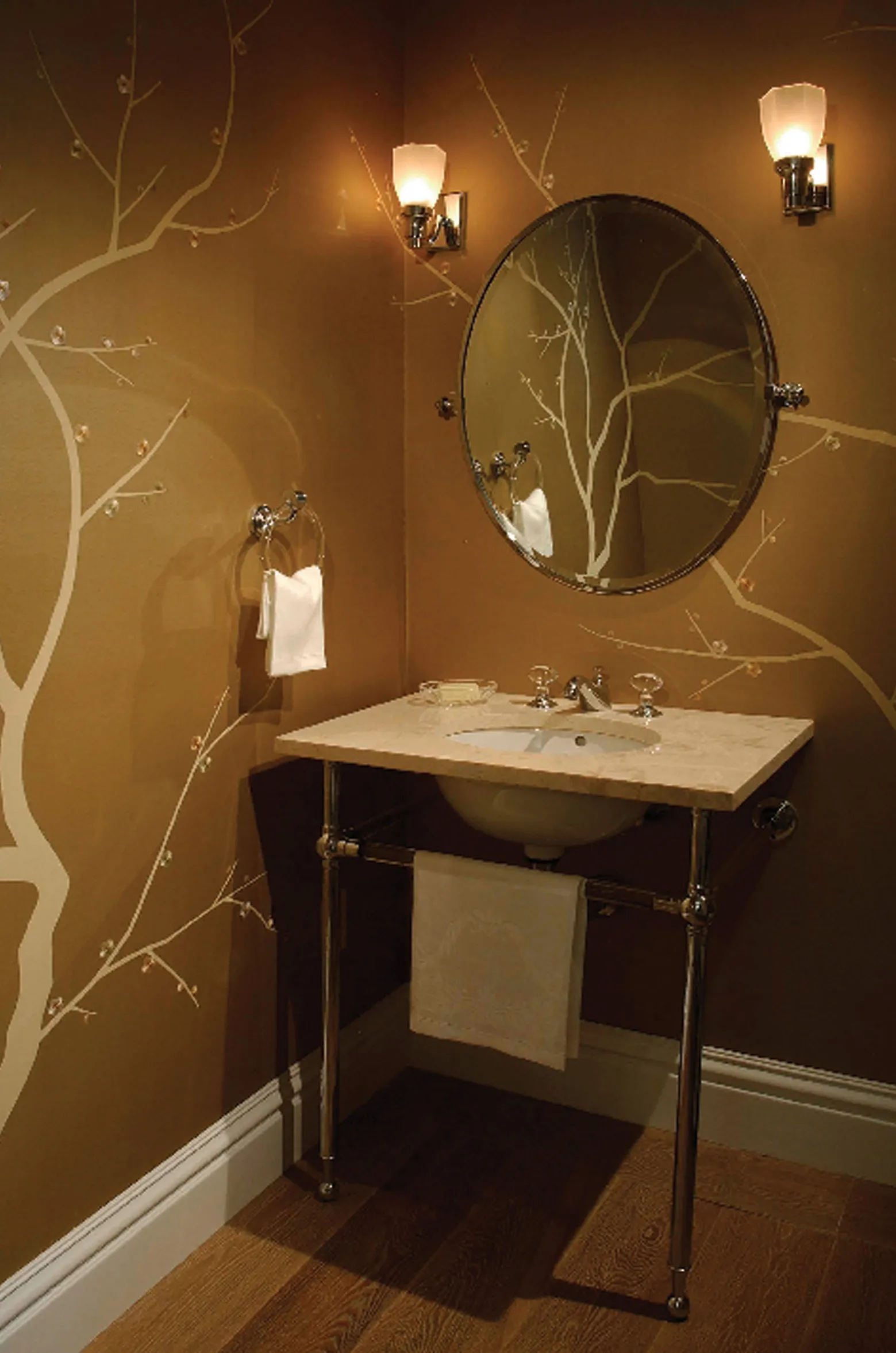 Обои для стен Fromental 20th century E003-cherry-blossom-col-3-mustardseed