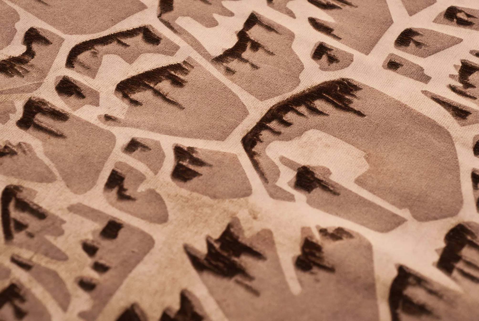 Ткань Fromental Carapace V-003-rayogram-carapace-col-04-mink