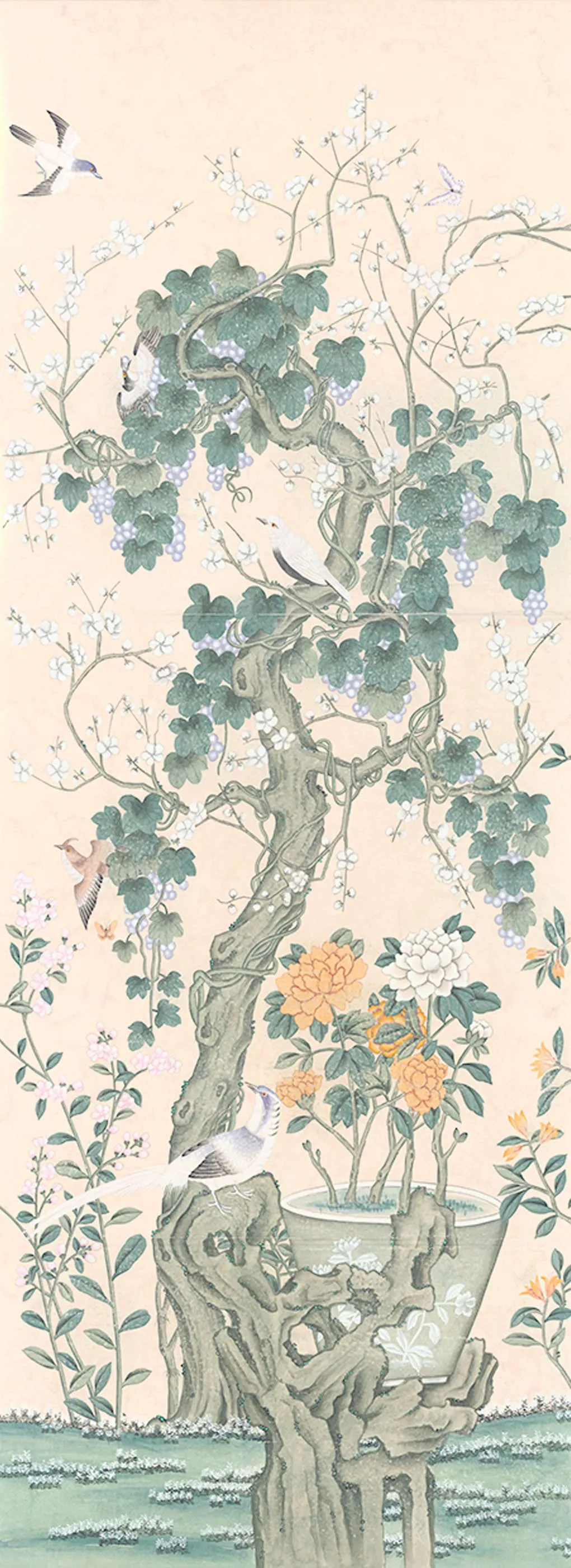 Обои для стен Fromental 1787 K034-indienne-col.macartney-panel-1