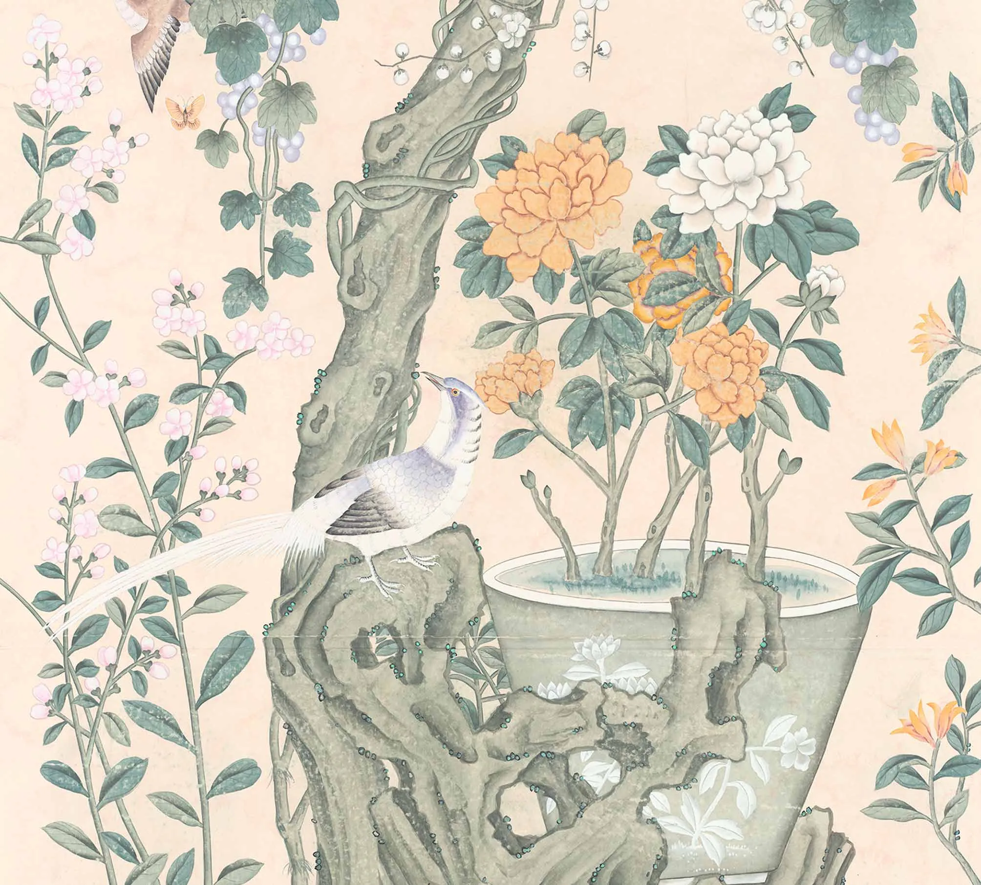 Обои для стен Fromental 1787 K034-indienne_macartney-on-camomille