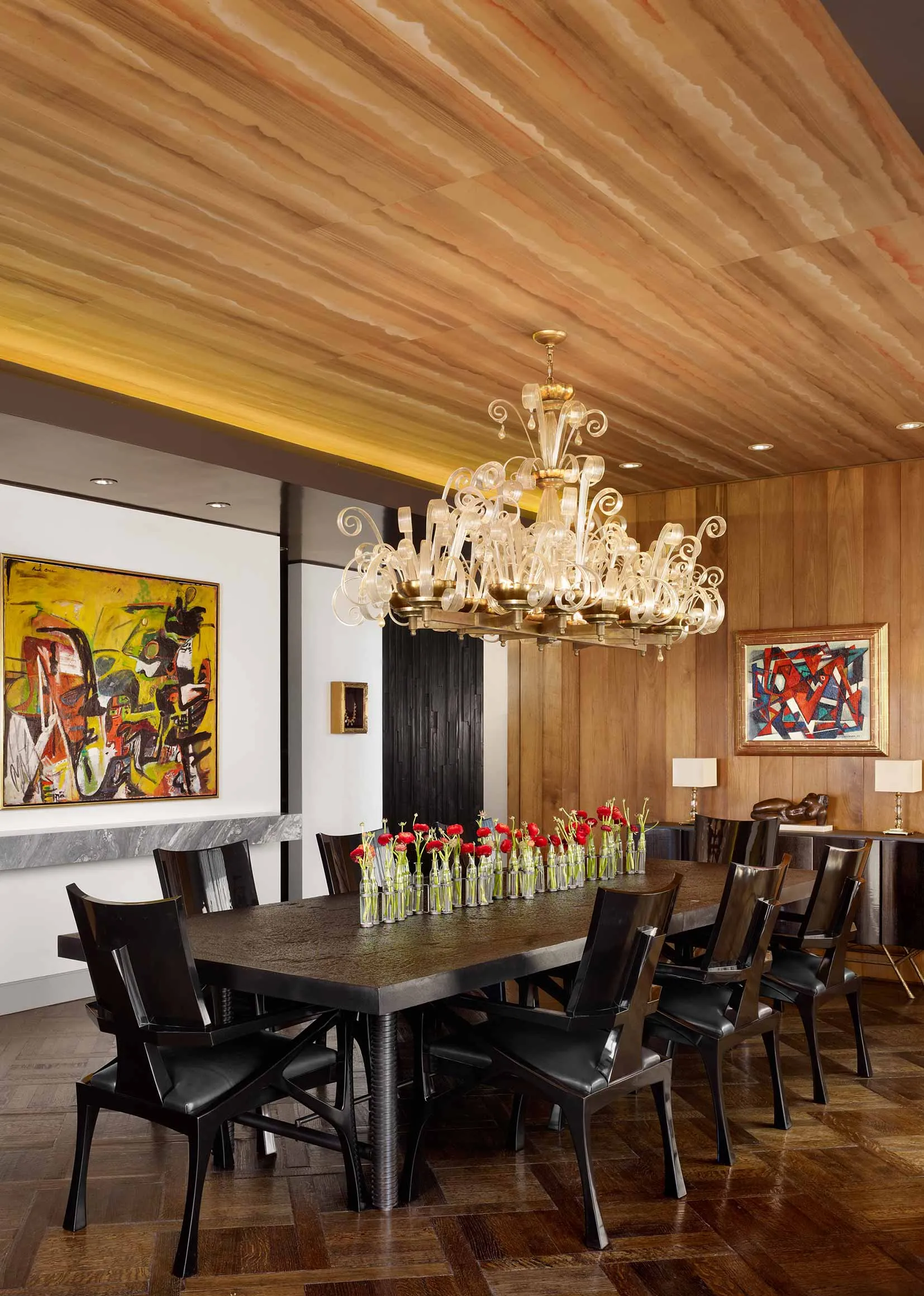 Обои для стен Fromental Roomskins D006-travertine-in-col-8-titan-1