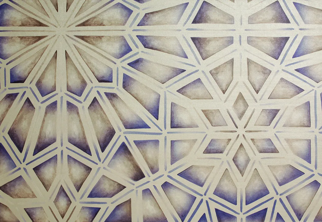 Обои для стен Fromental Serigraphe Z003_kaleidsocope_05_cobaltite