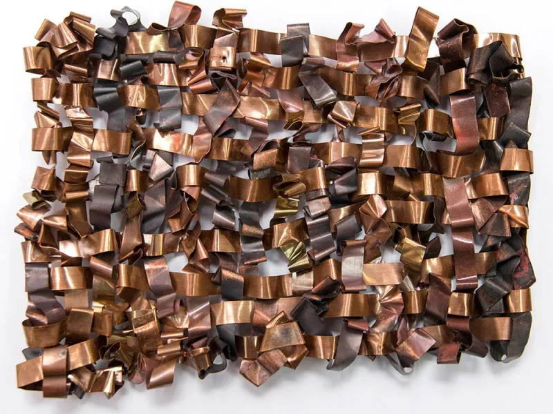 Ткань 4Spaces Metal tapestries Cupper-oxidized_oxidiertes-Kupfer