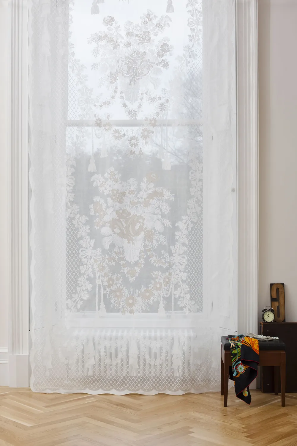 Ткань Morton Young and Borland Madras Panels 9664_stone