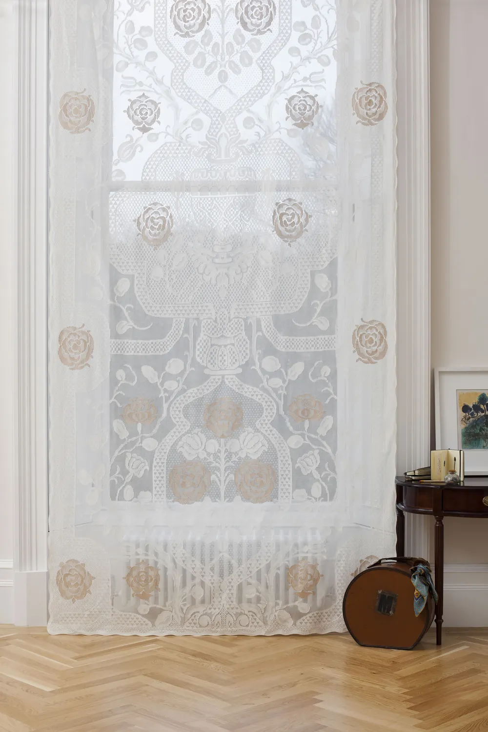 Ткань Morton Young and Borland Madras Panels 9665_stone