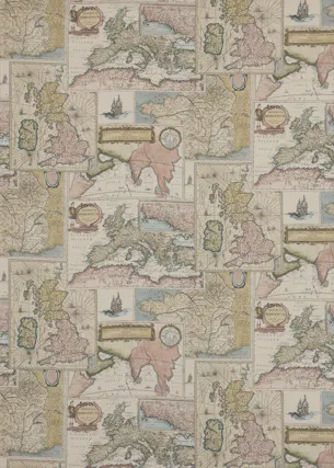 Ткань Mulberry Home Bohemian Travels FD284_Y101