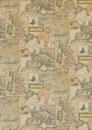 Ткань Mulberry Home Bohemian Travels FD289_Y101