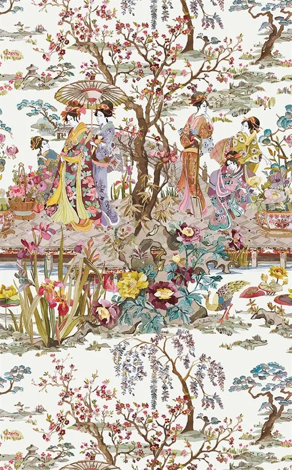 Обои для стен Osborne & Little Enchanted Gardens W7024-03