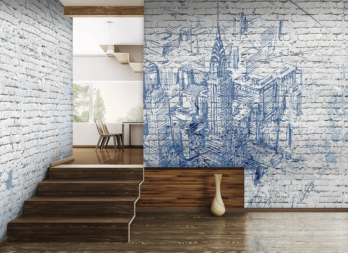 Обои для стен Ango Linea Brick 1001