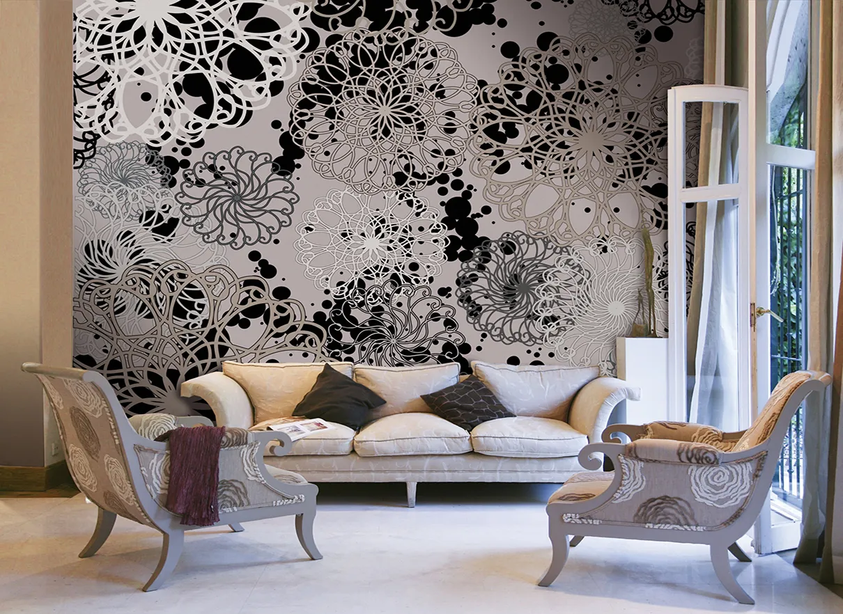 Обои для стен Ango Linea Now 801-A01-NOW-ambientata