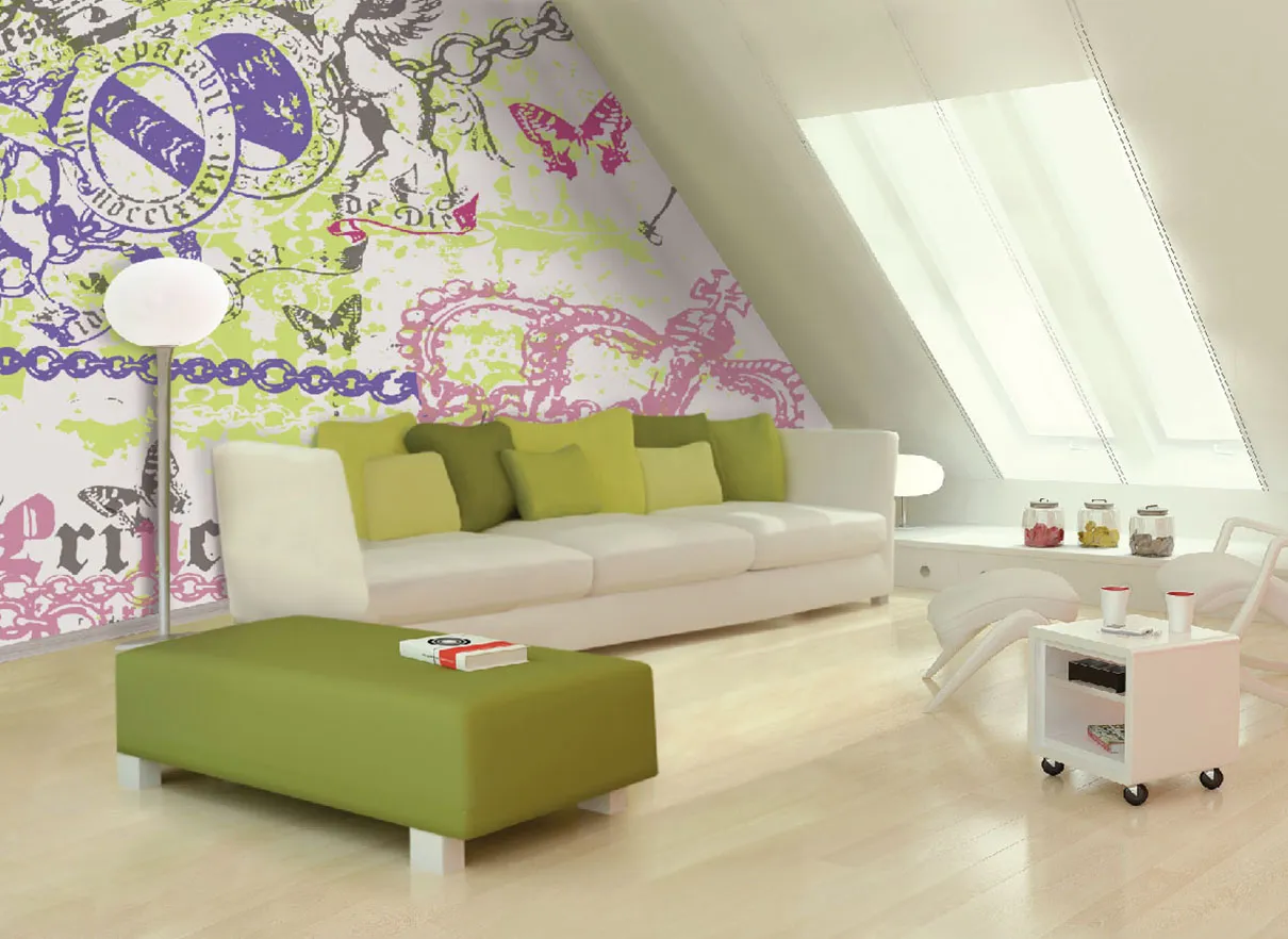 Обои для стен Ango Linea Young 704-A01-YOUNG-ambientata