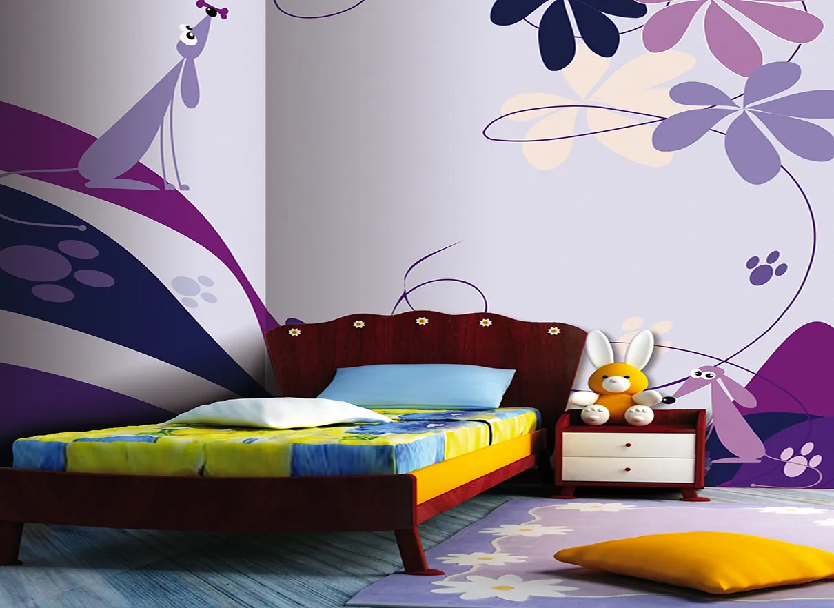 Обои для стен Ango Linea Young 706-A01-YOUNG-ambientata