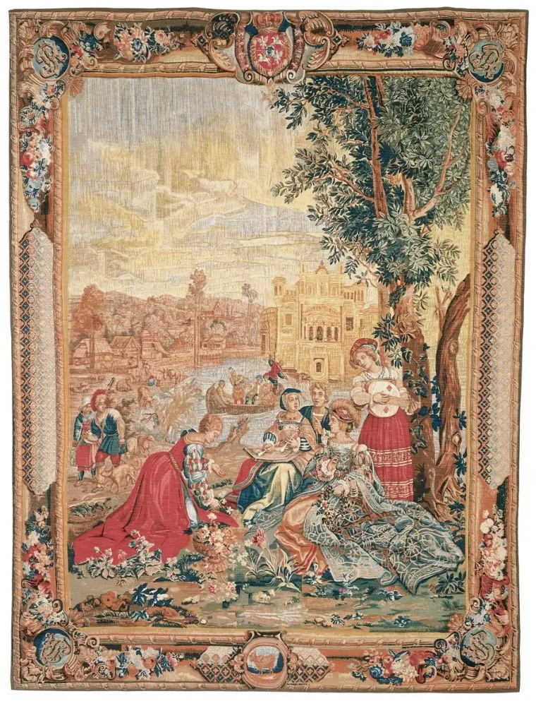 Гобелен Decorative & Floral SS929_Le_Concert_Mois_d_Avril_5