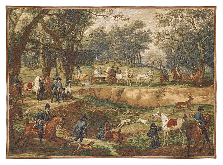 Гобелен Renaissance LW1373_Compiegne_Forest_Hunt_3