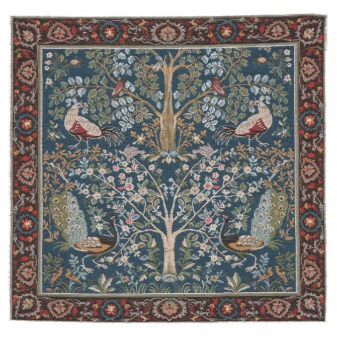 Гобелен William Morris LW1529_Birds_Trees_Blue_6