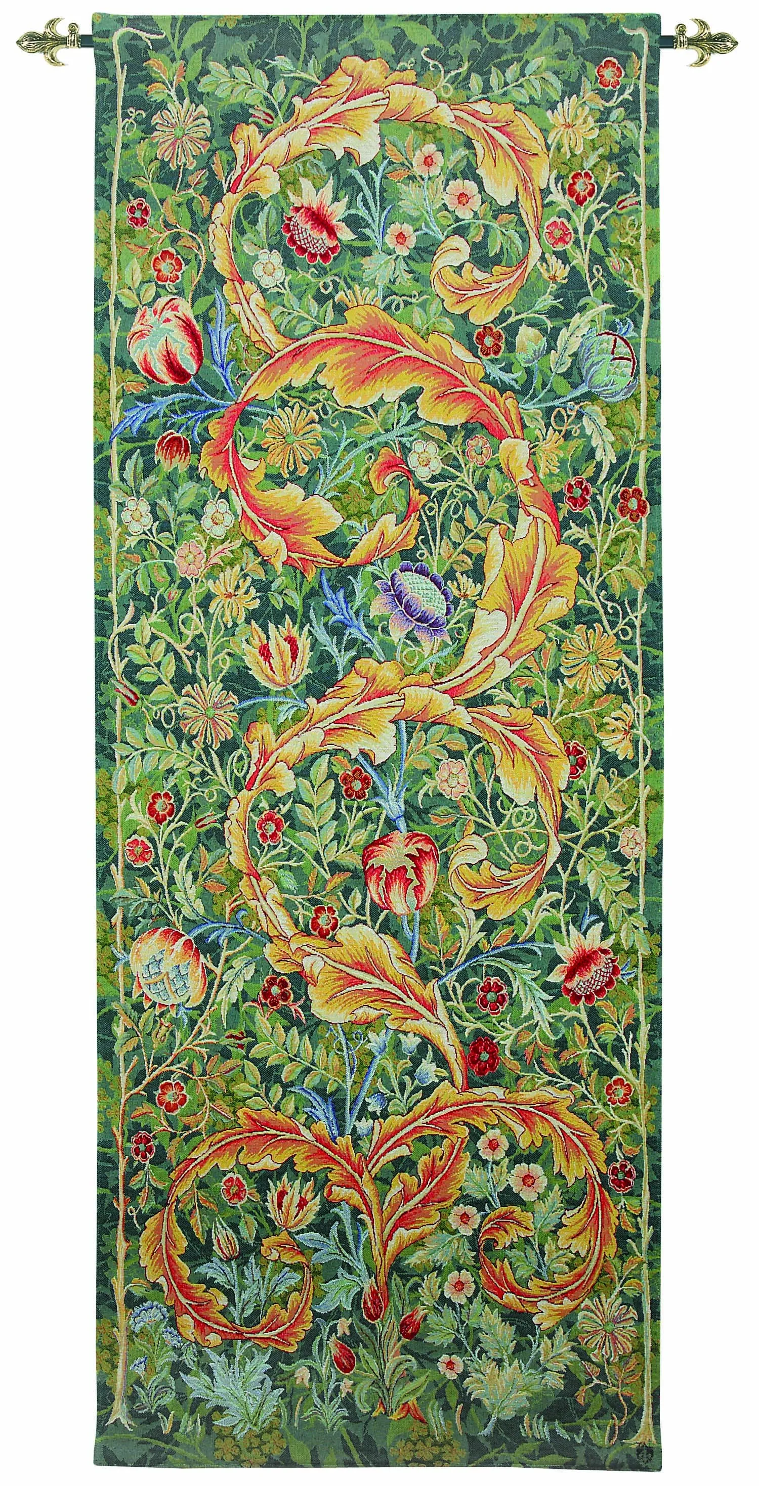 Гобелены Morris WM871_Acanthus_Leaf_-_Gold_32