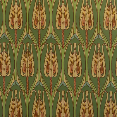 Обои для стен Bradbury & Bradbury Arts & Crafts for_thistle_400